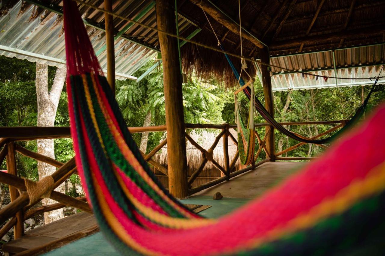 Malinche Cafe In Coba Tulum Lägenhet Exteriör bild